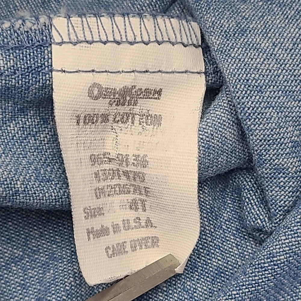 Vintage Oshkosh plaid heart denim jumper size 4T